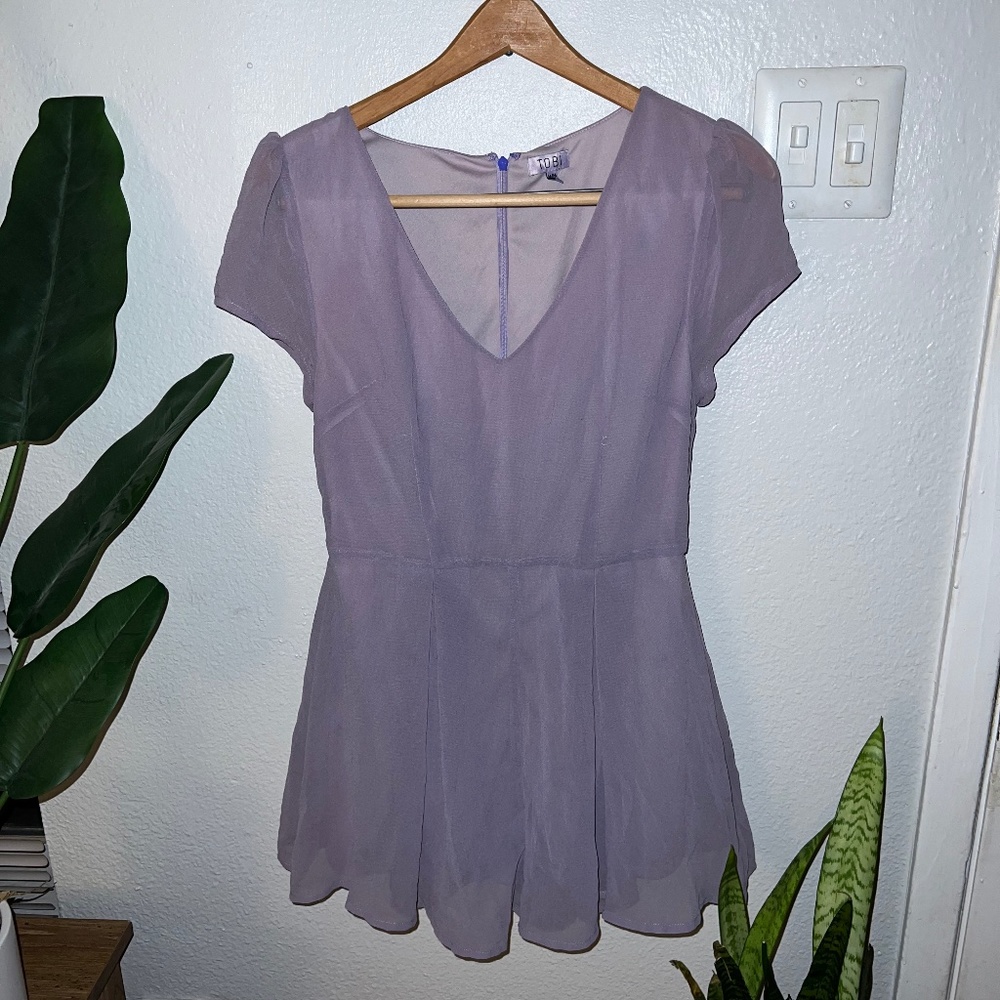 Lavender Romper